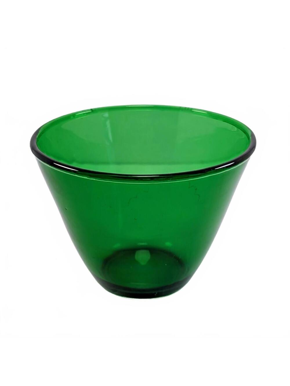 Vtg Anchor Hocking Forest Green Mixing Bowl 5.5"